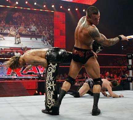 shawn michaels sweet chin music randy orton