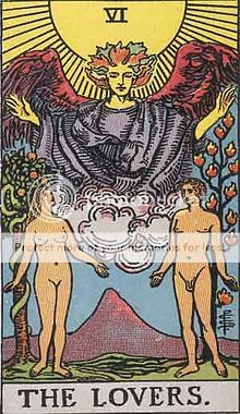 220px-RWS_Tarot_06_Lovers.jpg